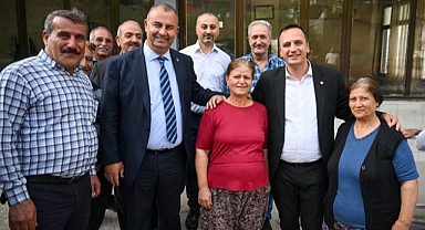 Başkan Eşki ve Vekil Arslan Bornova’yı Adım Adım Gezdi