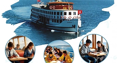 Bergama Vapuru rotasını gençler için çevirdi