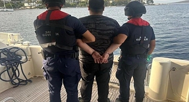 Bodrum'da Cinayet Zanlısı Yatla Kaçarken Yakalandı