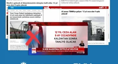 DMM: '12 yıl ceza alıp 9 ay yatacak' iddiası asılsız
