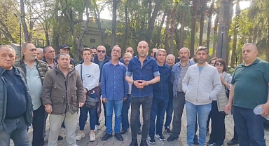 Emekli İşçilerden Tazminat Eylemi Sürüyor