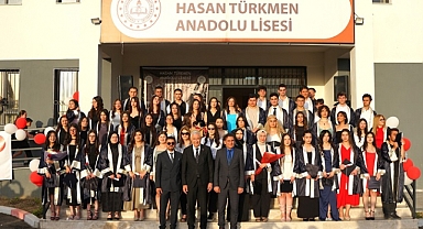 Hasan Türkmen Lisesi’nde Mezuniyet Coşkusu