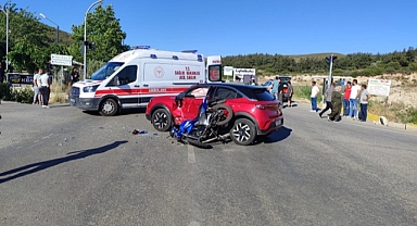 İzmir'de Motosiklet Kazası: Sürücü Ağır Yaralı