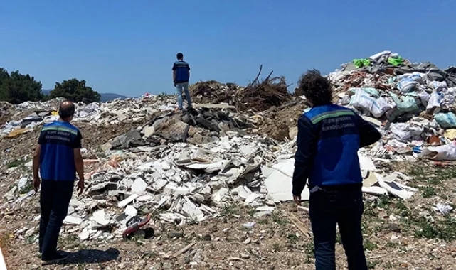 İzmir Gaziemir'de açık alana atığa 1,8 milyar TL 'çevre' cezası!