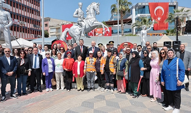 Menemen'de 19 Mayıs coşkusu yaşandı