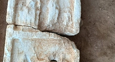 Roma dönemine ait mezar taşları tespit edildi