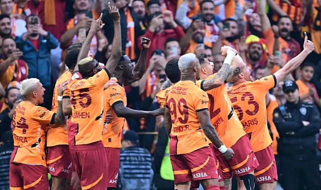 Süper Lig'de şampiyon Galatasaray