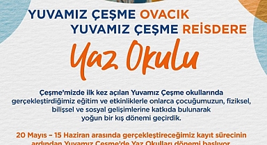 Yuvamız Çeşme Yaz Okulları Başvuruları Başladı