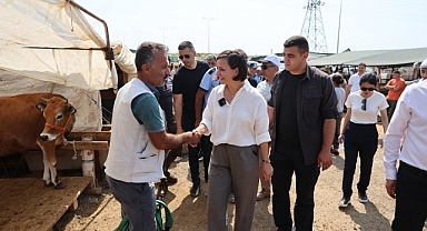 Başkan Kınay’dan Kurban Alanına Bayram Ziyareti