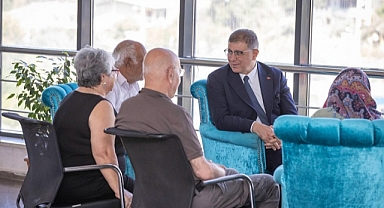 Başkan Tugay’dan Huzurevi ve Hastane Ziyareti