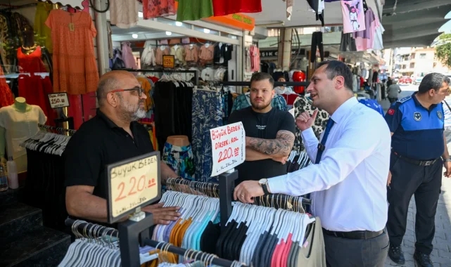 Bornova&#039;da Çamdibi esnafına ziyaret