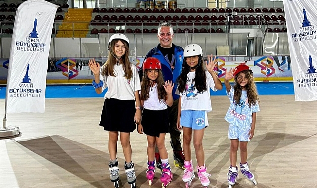 Buz Sporları Salonu’nda Tekerlekli Paten Zamanı