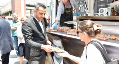 İzmir Çiğli'den Ferdi Zeyrek için lokma ikramı