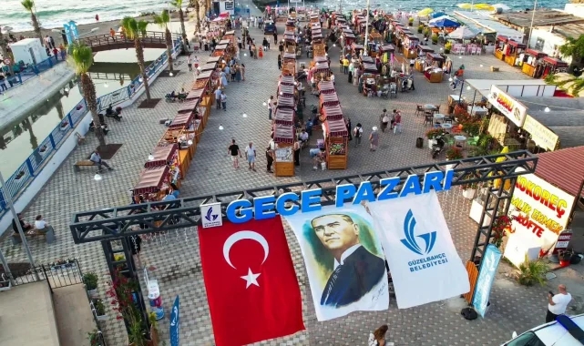 Güzelbahçe Gece Pazarı Yenilendi