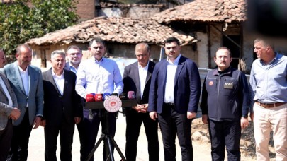 AK Parti’li İnan’dan Ödemiş Yangın Bölgesine Destek