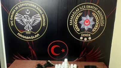İzmir’de Uyuşturucu ve Silah Operasyonu: