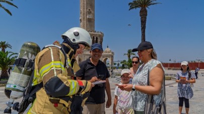İzmir İtfaiyesi Yangına Dikkat Çekti