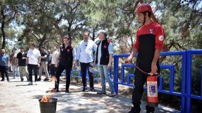 Balçova’nın ormanları artık göz altında