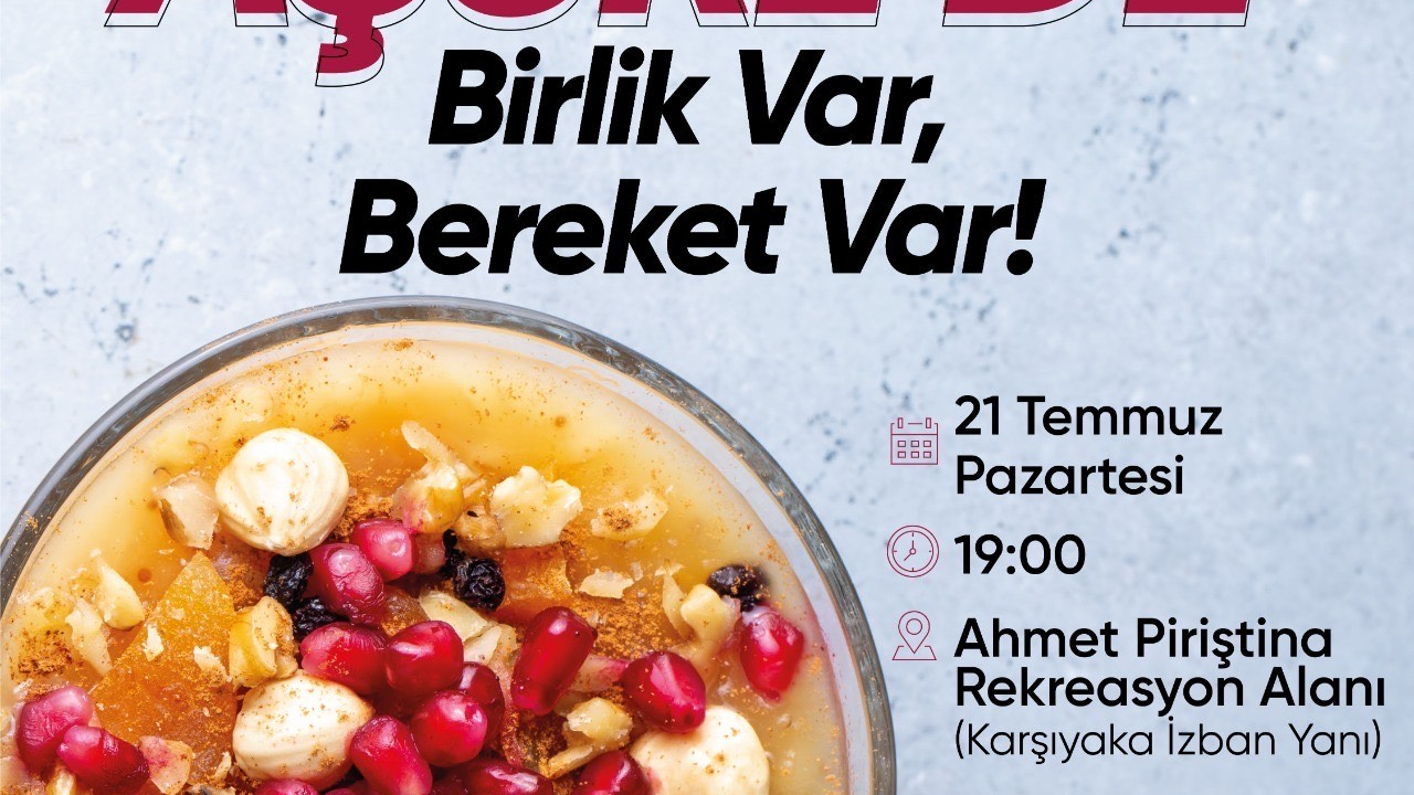 Karşıyaka’da Aşure Bereketi Paylaşılıyor