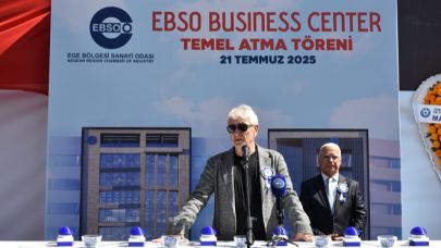 EBSO’nun Yeni Hizmet Binasının Temeli Atıldı