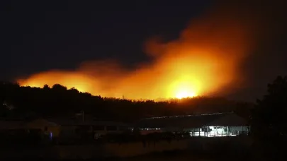 Urla'da Orman Yangını Alarmı