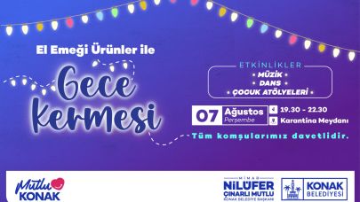 Konak’ta Kadın Emeğine Gece Desteği