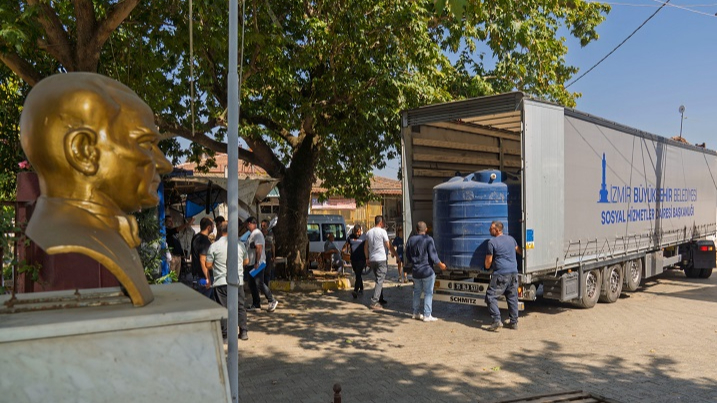 Büyükşehir’den Üreticiye Su Deposu Desteği