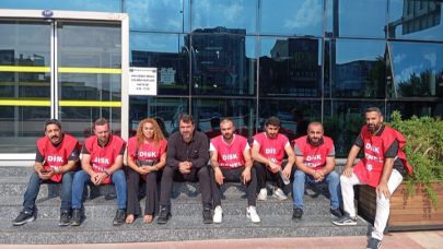 Karabağlar’da Belediye İşçilerinden Alacak Eylemi