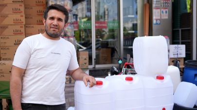 İzmir'de su kesintileri bidon satışlarını patlattı