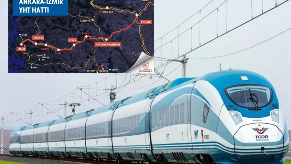 Ankara-İzmir YHT ile Seyahat Süresi 3,5 Saate Düşecek