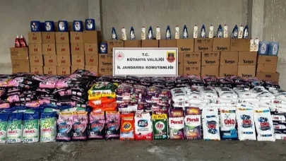 Kütahya’da 7,8 Ton Sahte Deterjan Yakalandı
