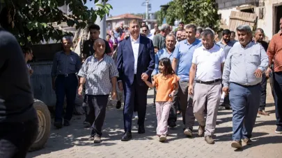 Başkan Tugay, Yangından Etkilenen Köseler’i Ziyaret Etti