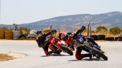 Türkiye Süpermoto Şampiyonası Uşak’ta Hız Kesmiyor