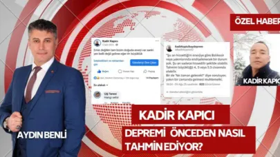Depremleri Önceden Hisseden Adam: Kadir Kapıcı ile Özel Röportaj”