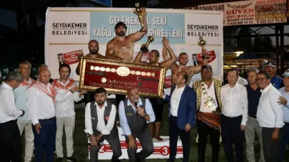 Yayla Seki Yağlı Güreşleri’nde Başpehlivan İsmail Koç
