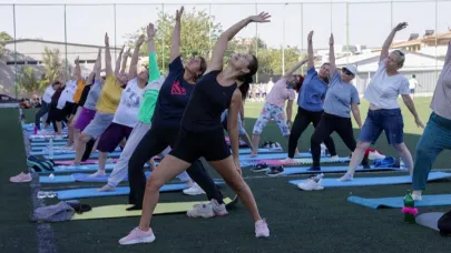 Bucalı kadınlar yoga kurslarına akın ediyor