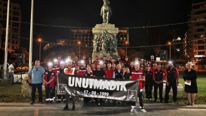 Konak’ta 17 Ağustos için sessiz yürüyüş