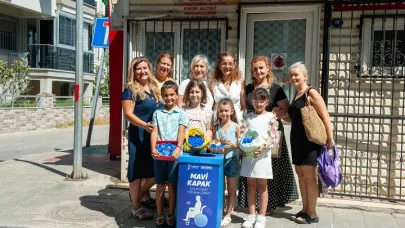Karşıyakalı Çocuklardan “Mavi Kapak”a Büyük Destek