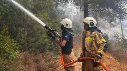 Menderes’te orman yangını