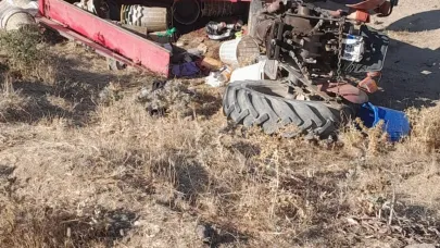 Balıkesir’de traktör kazası: 1 ölü, 4 yaralı