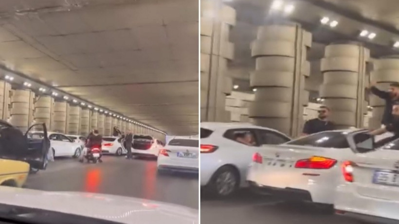 Düğün konvoyunda yolu kapatan sürücüye ceza