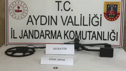 Aydın’da kaçak kazıya suçüstü baskın