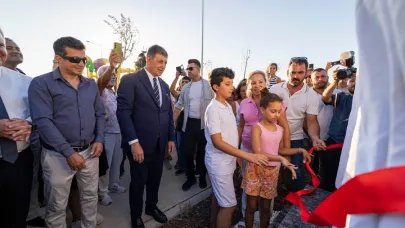 Yenilenen Recep Doyuk Parkı Urla’da Açıldı
