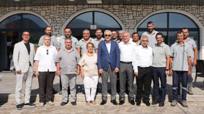 Başkan Türkmen’den personele teşekkür buluşmaları