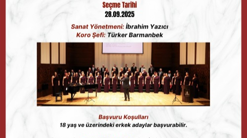 İzmir Büyükşehir Belediyesi’nden Korist Alımı
