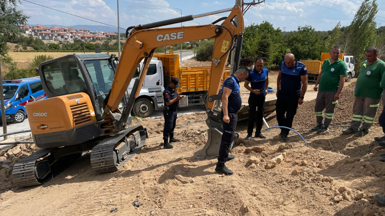 Denizli’de Roma dönemine ait mezar taşı bulundu