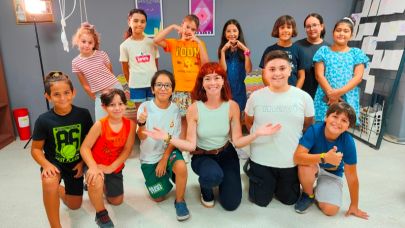 Bornovalı çocuklar kamera karşısında