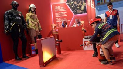 İEF’de sanal gerçeklikle yangın tatbikatı