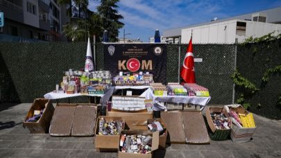 İzmir’de dev tütün ve sigara operasyonu