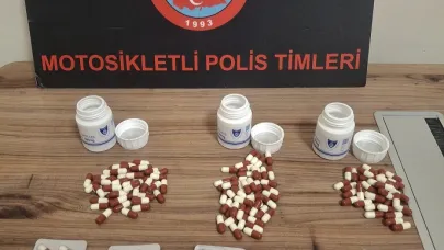 Manisa’da motosiklette uyuşturucu operasyonu